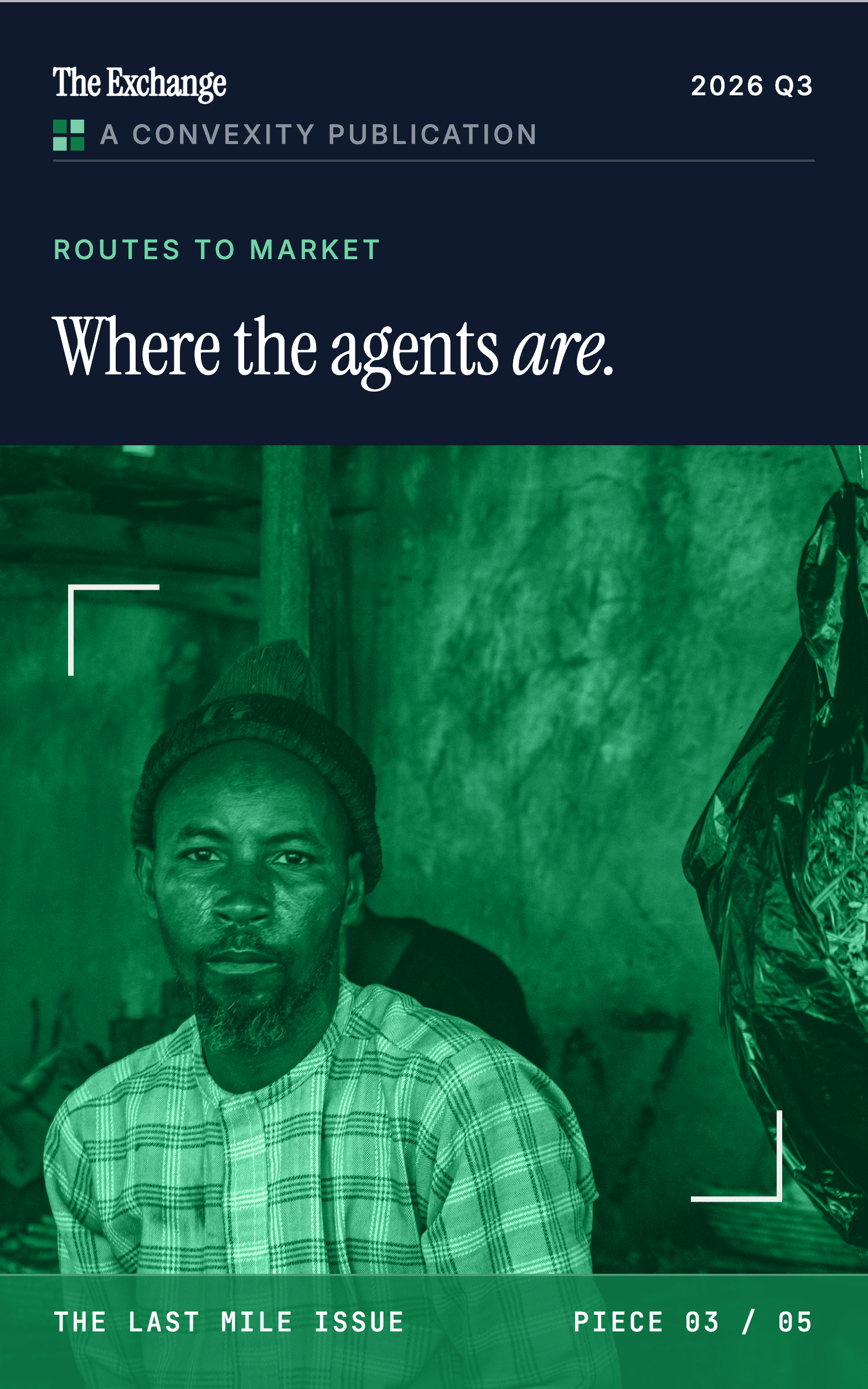 Agent Networks as Distribution: Getting Digital Cash to the Last Mile